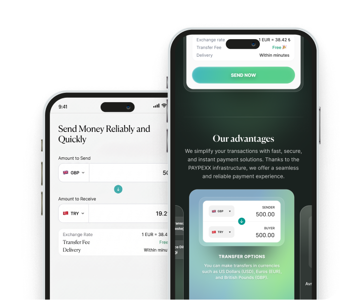 PayPexx mobil uygulama ekranlari